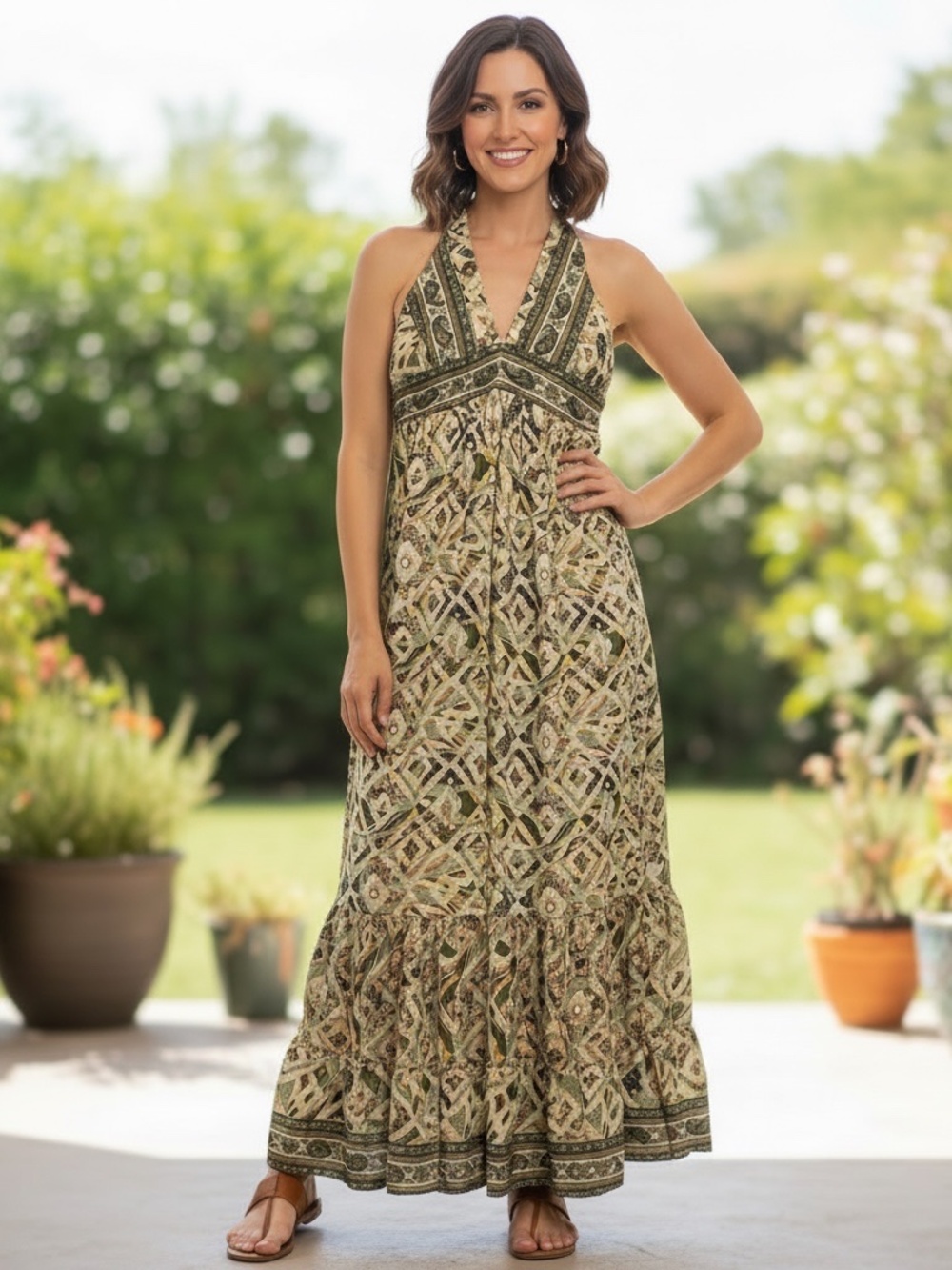 "Chhaya" Long Dress by White Waves